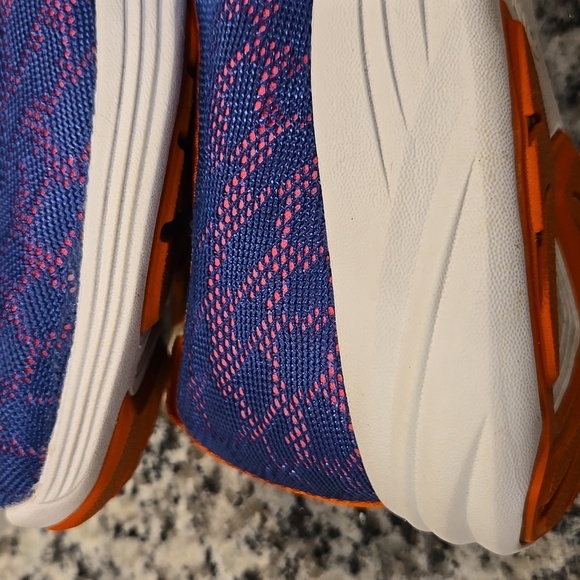 VIONIC AGILE HYDRA MESH COMFORT SLIP-ON SNEAKERS. SIZE 9.5. PURPLE/ORANGE. - Picture 12 of 12